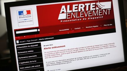 L'alerte enlèvement a été créée en 2006 en France. (THOMAS COEX / AFP)