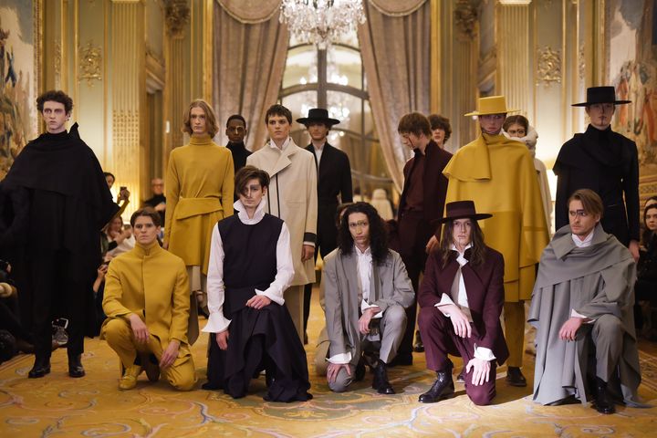 Défilé Oteyza automne-hiver 2020-21 à la Paris Fashion Week, le 15 janvier 2020 (FOLDI STEFAN DACIAN)