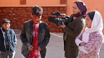 &quot;Kabul I love you&quot;, tournage décembre 2011
 (Unama/AFP)