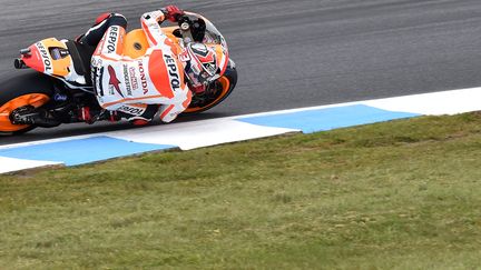 Marc Marquez a rejoint Michael Doohan et Casey Stoner au tableau des records (PAUL CROCK / AFP)