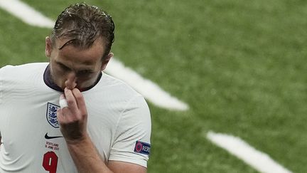 Harry Kane n'aura pas brillé contre l'Ecosse vendredi soir. (MATT DUNHAM / POOL)