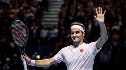 Rodger Federer finaliste à Bâle (FABRICE COFFRINI / AFP)