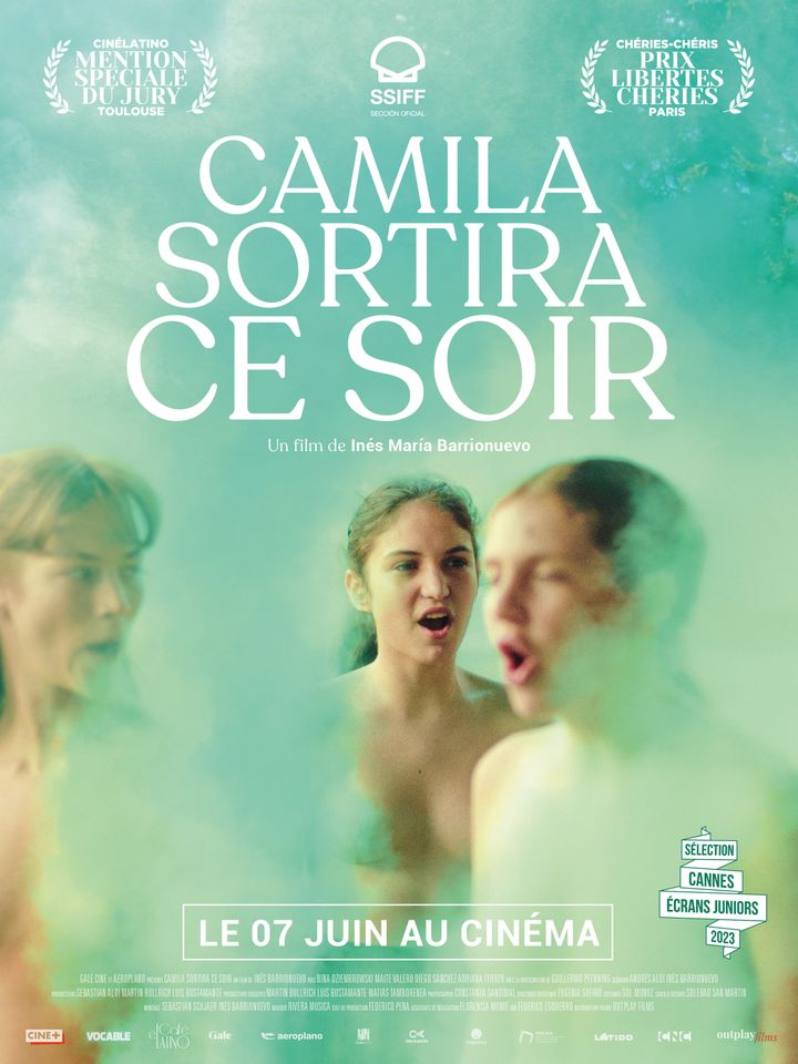 Movie poster "Camila will be out tonight"by Inés María Barrionuevo, June 7, 2023 (OUTPLAY FILMS)