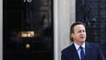 David Cameron annonce sa prochaine d&eacute;mission, &agrave; Londres le 24 juin 2016. (PHIL NOBLE / REUTERS)