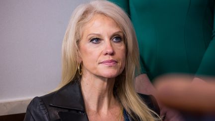 La conseillère Kellyanne Conway, le 24 janvier 2017, à Washington.&nbsp; (CHERISS MAY / AFP)