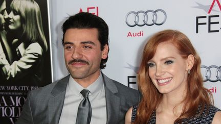 &nbsp; (Oscar Isaac et Jessica Chastain 'A Most Violent Year'  © Maxppp)