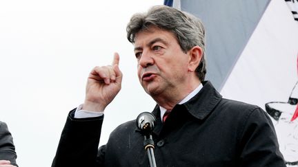 Jean-Luc M&eacute;lenchon, le 10 juin 2012, &agrave; H&eacute;nin-Beaumont (Pas-de-Calais). (DENIS CHARLET / AFP)