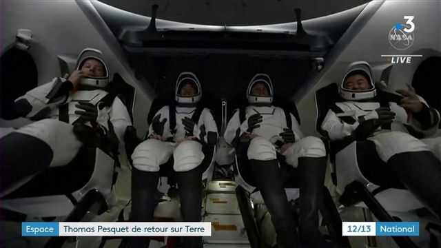 Thomas Pesquet : retour en images sur l'amerrissage réussi de l'astronaute