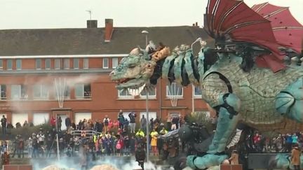 Le dragon de Calais (Pas-de-Calais). (FRANCE 3)