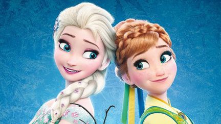 Anna et Elsa, les deux soeurs de "La reine des neiges" reviennent dans le court-métrage "Une fête givrée".
 (The Walt Disney Company / France)