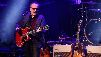 Elvis Costello sur scène le 17 juin 2018, Pays de Galles
 (Tracey Paddison/Shutter/SIPA)