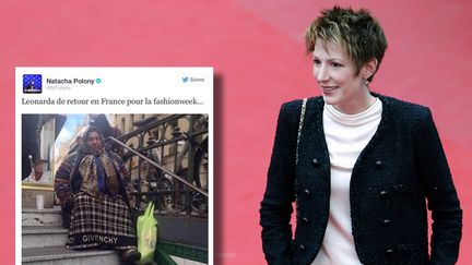 La journaliste Natacha Polony a &eacute;t&eacute; distingu&eacute;e dans la cat&eacute;gorie "Le racisme en 140 caract&egrave;res", pour cette blague de mauvais go&ucirc;t post&eacute;e sur Twitteren novembre 2013. (  MAXPPP)