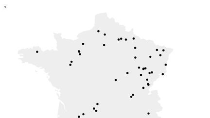 Ces 117 communes qui n'ont rapporté aucune voix au Rassemblement national. (FRANCEINFO)