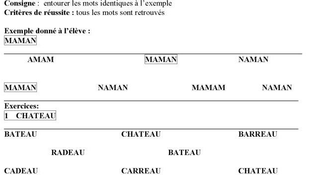 Capture d'&eacute;cran d'un test de positionnement de l'acad&eacute;mie de Strasbourg. (ACADEMIE STRASBOURG)