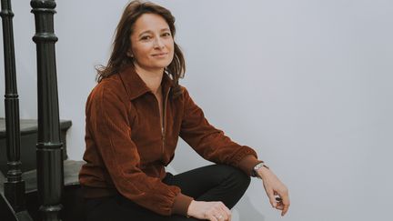 La romancière Nina Bouraoui, librairie Mollat, Bordeaux, le 19 février 2020 (CONSTANT FORME-BECHERAT / HANS LUCAS)