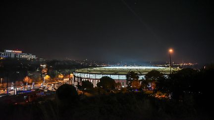 Le stade&nbsp;Vodafone Arena du club de foot de&nbsp;Besiktas, le 10 décembre 2016 à Istanbul (Turquie) après un double attentat. (OZAN KOSE / AFP)