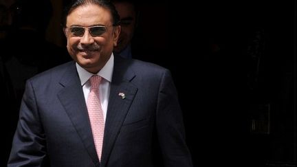 Le président Zardari, dont les opposants réclament la démission. (BEN STANSALL / AFP)