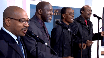 Le Golden Gate Quartet sur le plateau du 13 Heures de France 2.
 (France 2)