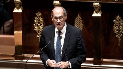 Eric Woerth,&nbsp;lors de la présentation du Projet de loi de finances 2022&nbsp;devant l'Assemblée nationale, le 11 octobre 2021. (ARTHUR NICHOLAS ORCHARD / HANS LUCAS / AFP)