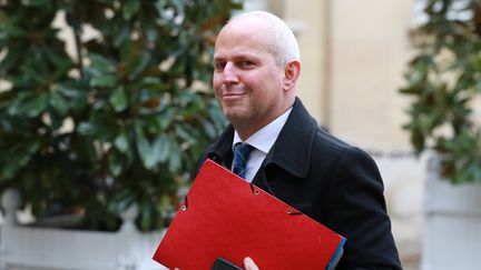 Le directeur général de la santé, Jérôme Salomon, à l'ELysée, le 26 février 2020. (LUDOVIC MARIN / AFP)