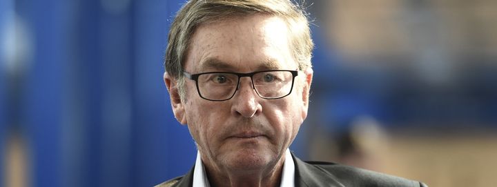 Michael Ashcroft, le 2 octobre 2016 à Birmingham (Royaume-Uni). (OLI SCARFF / AFP)