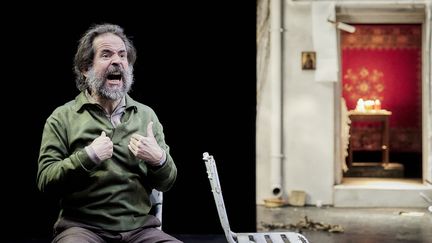 Lionel González dans "La nuit sera blanche" au théâtre de l'Aquarium. (RAYNAUD DE LAGE CHRISTOPHE)