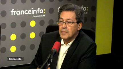 Georges Fenech, secrétaire national du parti Les Républicains en charge de la justice, était l'invité de "L'Interview J-&nbsp;1", jeudi 22 février. (FRANCEINFO)