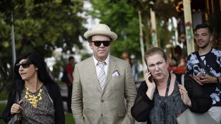 Venu pour "The Lobster" la semaine dernière, l'acteur américain est resté à Cannes incognito... 
 (AFP PHOTO / LOIC VENANCE)