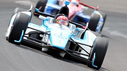 Simon Pagenaud en qualifications à Indianapolis (ANDY LYONS / GETTY IMAGES NORTH AMERICA)