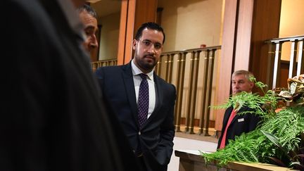 Alexandre Benalla, le 19 septembre 2018, à Paris.&nbsp; (ALAIN JOCARD / AFP)