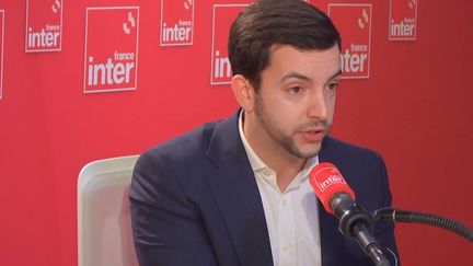 Jean-Philippe Tanguy, député Rassemblement national de la Somme, le 10 janvier 2024 sur France Inter. (FRANCE INTER / RADIO FRANCE)