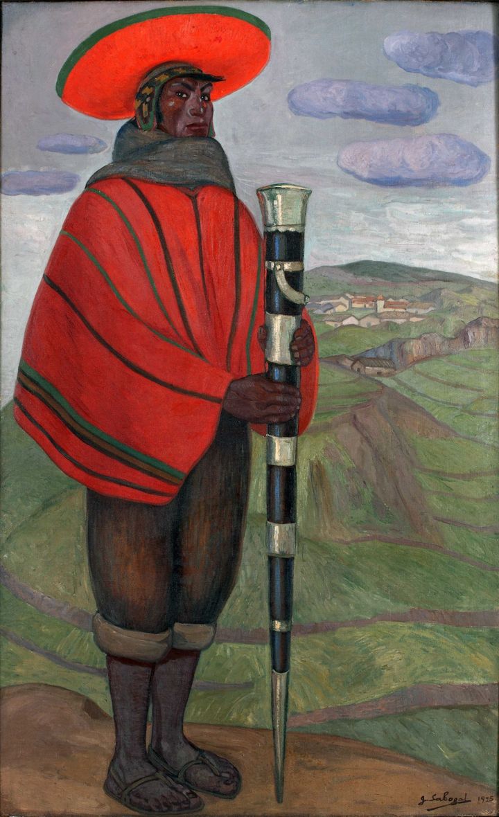 Portrait de Varayoc de Chinchero, par Jose Sabogal
 (MUSEO DE ARTE DE LIMA / AFP)