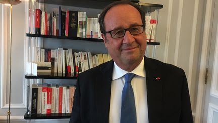 François Hollande, le 5 septembre 2017, à Paris. (FRANCEINFO / RADIOFRANCE)