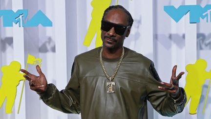 Le rappeur Snoop Dogg lors des MTV Music Awards, dans l'Etat du New Jersey en août 2022.&nbsp; (ANDRES KUDACKI / AFP)