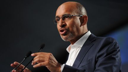 Le premier secr&eacute;taire du PS, Harlem D&eacute;sir, &agrave; l'universit&eacute; d'&eacute;t&eacute; du parti &agrave; La Rochelle, le 25 ao&ucirc;t 2013. (ALAIN JOCARD / AFP)