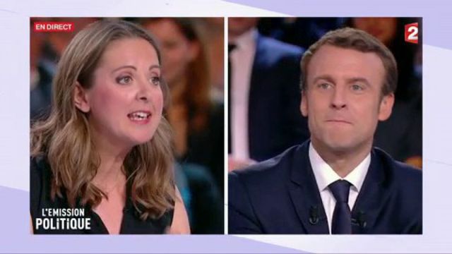 La chronique de Charline Vanhoenacker face à Emmanuel Macron