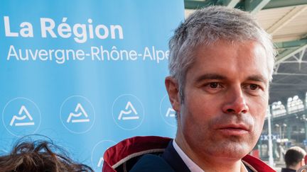 L'ancien&nbsp;vice-président des Républicains (aujourd'hui président), Laurent Wauquiez en déplacement à Lyon (Rhône),&nbsp;le 27 novembre 2017. (FRANCK CHAPOLARD / CROWDSPARK / AFP)