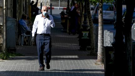 Dans une rue de Ramallah, le 13 juillet 2020. Photo d'illustration. (ABBAS MOMANI / AFP)