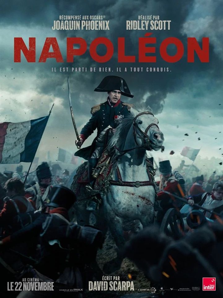 The poster of "Napoleon" by Ridley Scott (2023).  (SONY PICTURES RELEASING FRANCE)