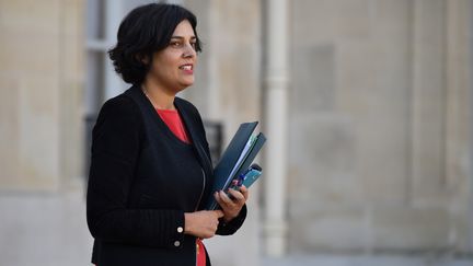 Myriam El Khomri, la ministre du Travail, le 7 décembre 2016 à l'Elysée, à Paris.&nbsp; (ERIC FEFERBERG / AFP)