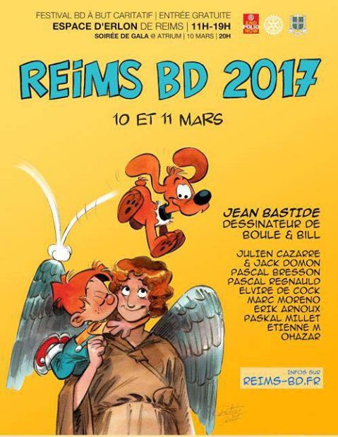  Affiche du festival illustrée par Jean Bastide, nouveau dessinateur de Boule &amp; Bill
 (DR)