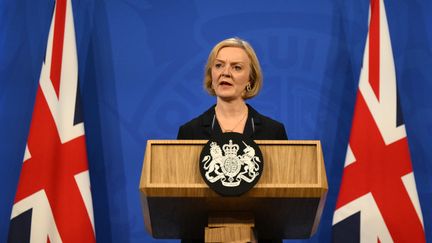 Liz Truss, la Première ministre britannique. (DANIEL LEAL / POOL)