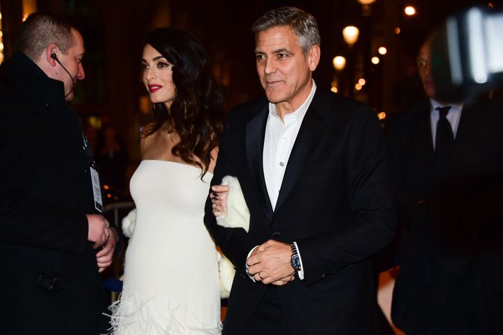 George et Amal Clooney à Paris pour les César (24 février 2017)
 (Anthony Ghnassia / SIPA)