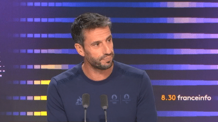 Tony Estanguet, président du comité d'organisation des Jeux olympiques et paralympiques, invité du 20h30 sur franceinfo le 8 septembre 2024. (FRANCEINFO / RADIO FRANCE)