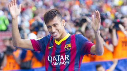 L'attaquant brésilien du FC Barcelone, Neymar