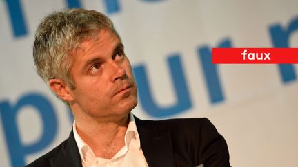 Laurent Wauquiez affirme que la Haute Loire est le seul département où le vote FN a reculé. C'est faux. (AFP)