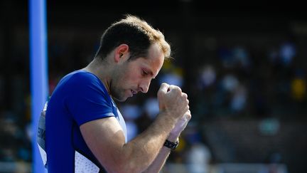 Renaud Lavillenie lors d'une compéttition à Stockholm le 4 Juillet 2021.&nbsp; (THOMAS WINDESTAM / DIAMOND LEAGUE AG)