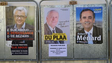 Pas de front r&eacute;publicain contre Robert M&eacute;nard &agrave; B&eacute;ziers : le socialiste Jean-Michel Du Plaa s'est maintenu au second tour face &agrave; l'UMP Elie Aboud. (ALAIN ROBERT / SIPA)