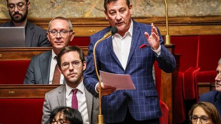 Gérard Leseul à l'Assemblée nationale, 31 octobre 2023. (FRED DUGIT / MAXPPP)