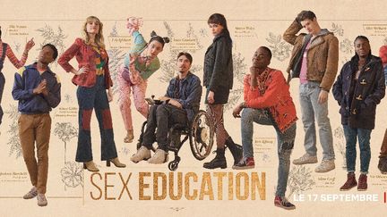 Visuel à l'occasion du lancement de la saison 3 de Sex Education&nbsp; (Compte Twitter de Netflix France)